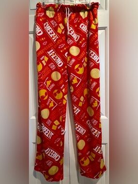 CHEEZ IT❤️🧡 Print Loungewear / Pajama Pants , Elastic Waist & Drawstring